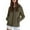 Green, variant on Windbreaker Jacket Women 2025 Fall Outdoor Slim Fit Waterproof Zip Up Hooded Jackets with Pockets Outerwear
