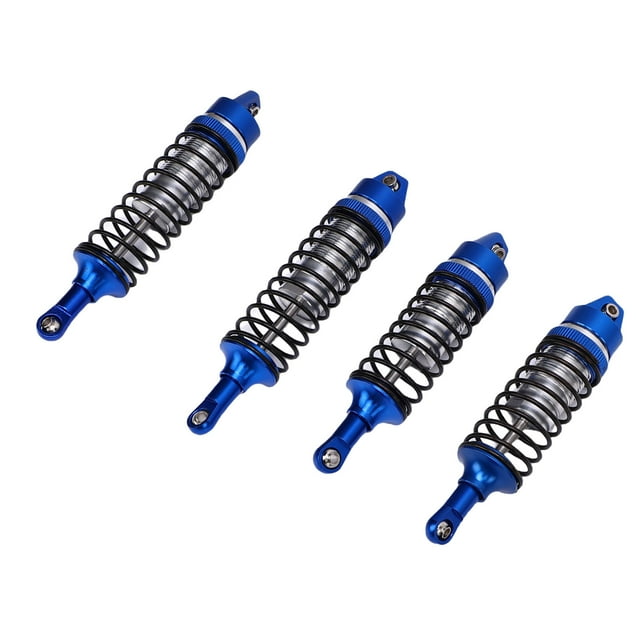2 Pairs RC Car Front Rear Shocks Aluminum Alloy Shock Absorbers with Damping System for Slash 4x4 1/10 Scale RC Crawler