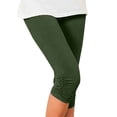 thumbnail image 3 of Women's High-Waisted Soft Touch Leggings with No See-Through Fabric and Wide Waistband, Buttery Smooth Feel for All Day Wear Army Green L, 3 of 6