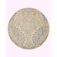 thumbnail image 4 of EORC T116GN 5 x 8 ft. Paisley Ivory Hand Tufted Wool Jain Rug, 4 of 4