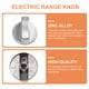 thumbnail image 4 of Perillas para quemadores de gas, hornos eléctricos, 4 piezas, manijas de metal, accesorios de control, 4 of 6