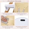 thumbnail image 2 of Trona convertible para bebés BABY JOY de madera 3 en 1, color beige, 2 of 9