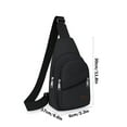 thumbnail image 3 of 100Fens Crossbody Bag For Men Messenger Bag Shoulder Bag With Zipper Crossbody Phone Bag For Work Travel, 3 of 6