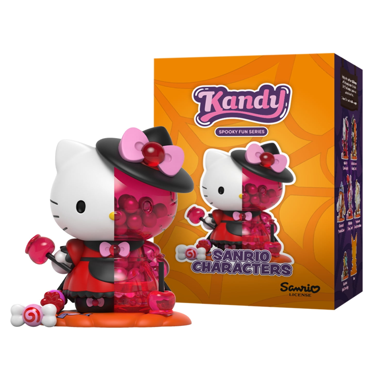 Mighty Jaxx Kandy x Sanrio Spooky Fun Halloween Edition | Blind Box Toy Collectible Figurines | One Pack - Contains One Random Figure