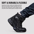 thumbnail image 5 of TREADVAULT Men's and Women's Waterproof Steel Toe Safety Work Boots, Kevlar Puncture-Resistant, Breathable, Anti-Slip, Flexible, 5 of 16