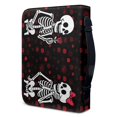 thumbnail image 3 of HELLHERO Skeleton Rose Print Bible Cover, Large Capacity PU Leather Church Bible Bag for Bible Study Prayer, Protective Bible Covers, 3 of 12