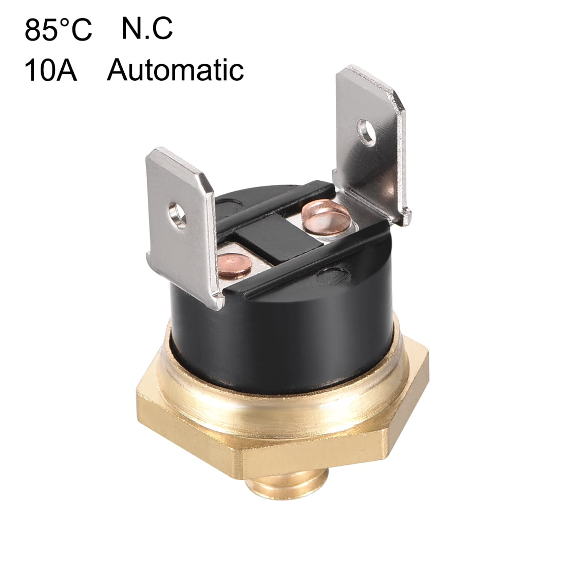 KSD301 Thermostat, Temperature Control Switch 85掳C Copper M6 N.C 10A