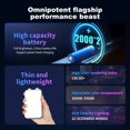 thumbnail image 2 of 25W RGB Full-Color Fill Light Photography Phone Video Filming Live Streaming Video Light Portable Video Lighting,1 * Fill Light,White, 2 of 7