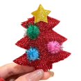 thumbnail image 2 of Tnobhg Cute Glitter New Year Christmas Brooch Snowman Santa Claus Christmas Tree Star Shape Pin Clothing Scarf Badge Outfit Accessories, 2 of 8