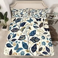 thumbnail image 2 of Castle Fairy Plants Leaves Twin Sheet Sets for Female Men,Flower Butterfly Bedding, 2 of 7