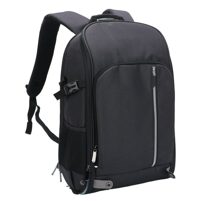 Herwey Sac à Dos pour Appareil Photo Reflex Numérique Professionnel Étanche et Antichoc avec Batterie Intégrée
