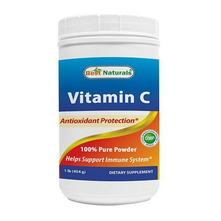  pur à 100% de la vitamine C en poudre 1 lb (454 g) en poudre (également appelé acide ascorbique)