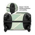 thumbnail image 5 of Multi-Size Suitcase Protective Cover Full Range Double Stitching Invisible Zipper For Travel Business Palegreen Geometric Lines_1 Small, 5 of 8