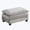 Gray, variant on Newest Cloud Sofa Ottoman, Gray Chenille Modular Footrest with Double Layer Cushion for Sectional Couch