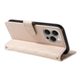 thumbnail image 5 of Crossbody Wallet Case for iPhone 13 Pro Max, Credit Card Slots Elegant PU Leather Magnetic Closure Shoulder Strap Purse Phone Case Flip Kickstand Full Body Protection Cover for Women Girls, Beige, 5 of 13