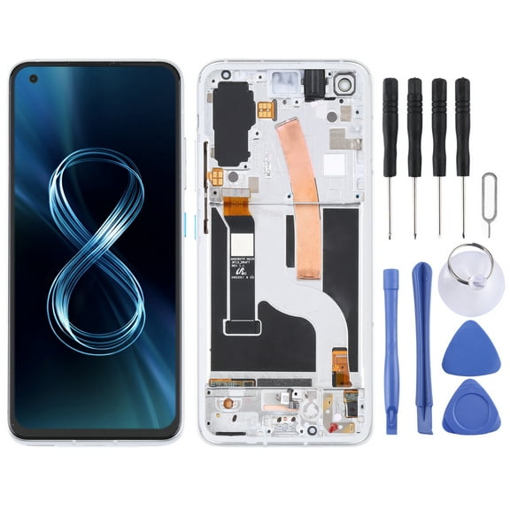 Cellphone Repair Parts Original AMOLED LCD Screen for Asus Zenfone 8 ZS590KS Digitizer Full Assembly with Frame