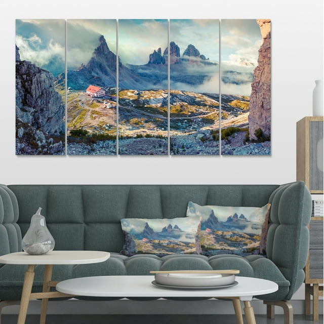Beautiful Lacatelli in National Park - Large Landscape Canvas Art Print
