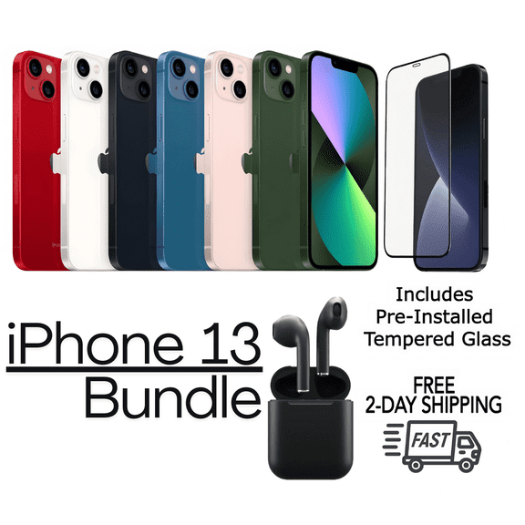 Restored T-Mobile Only, Apple iPhone 13 A2482 128GB 4GB RAM, Green