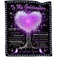 thumbnail image 1 of LHSHID Goddaughter Gifts from Godmother God Daughter Gifts Birthday Gifts for Goddaughter Goddaughter Blanket from Godmother Baptism Gifts for Girls Gifts for Goddaughter Throw Blanket 60"x80", 1 of 6