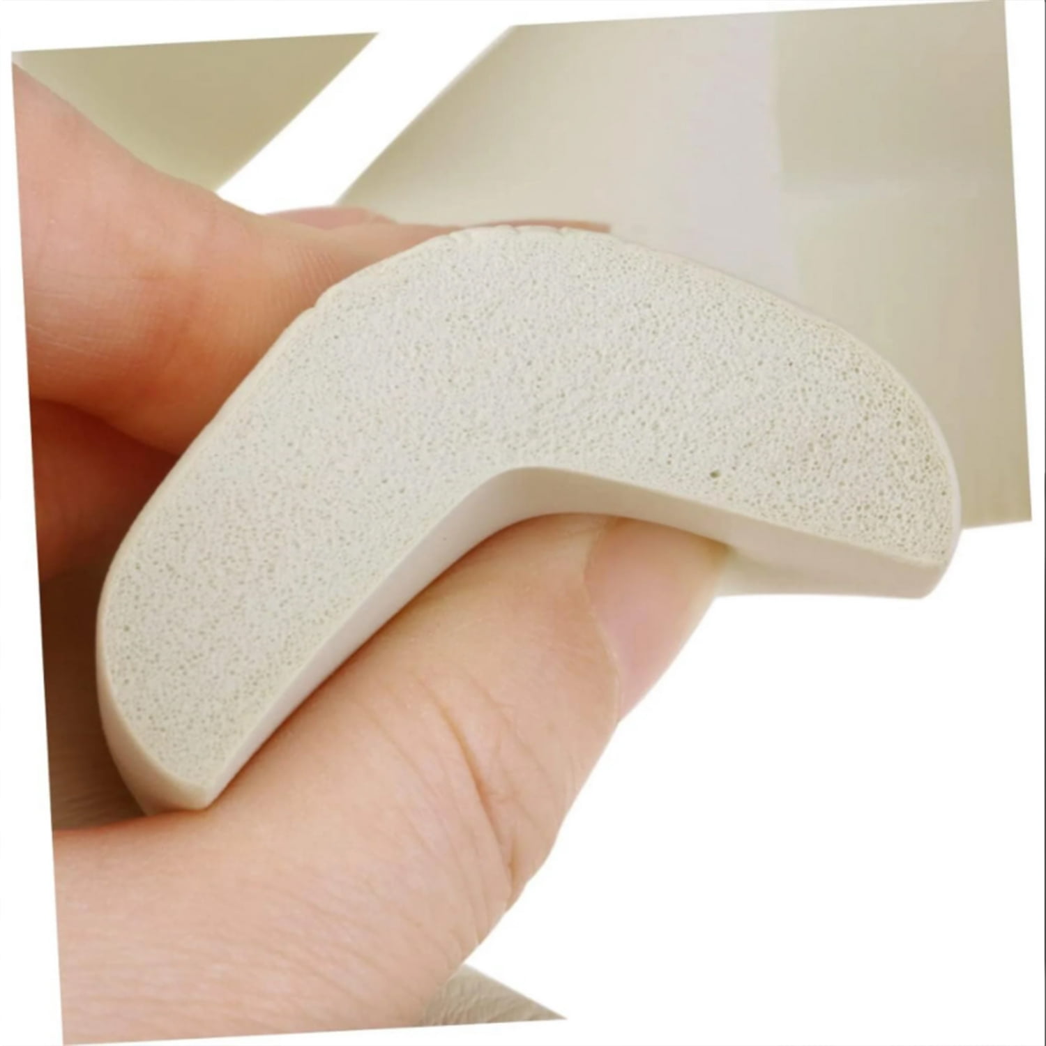 Baby Proof Corners and Edges with Furniture Corner Edge Safety Bumpers, 6.96ft Bumper with 4 Foam Corner Protectors, Cushy, Thick, Odorless Table Edge Protectors, Milky White