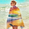 thumbnail image 5 of purcolt Beach Towel for Adults & Kids, Extra Large Quick Dry Absorbent Microfiber Oversized Lightweight Thin Towels for Vacation Beach Pool Swimming, 30"x60", 5 of 9