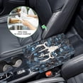 thumbnail image 5 of Renewold Auto Center Console Pad Non-slip Armrest Cover Cushion Lid Wear-Resistant Arm Rest Cushion Protector for Car Seat Organizer Universal Fit, Deer Skull Camo Hunting Forest Blue, 5 of 9