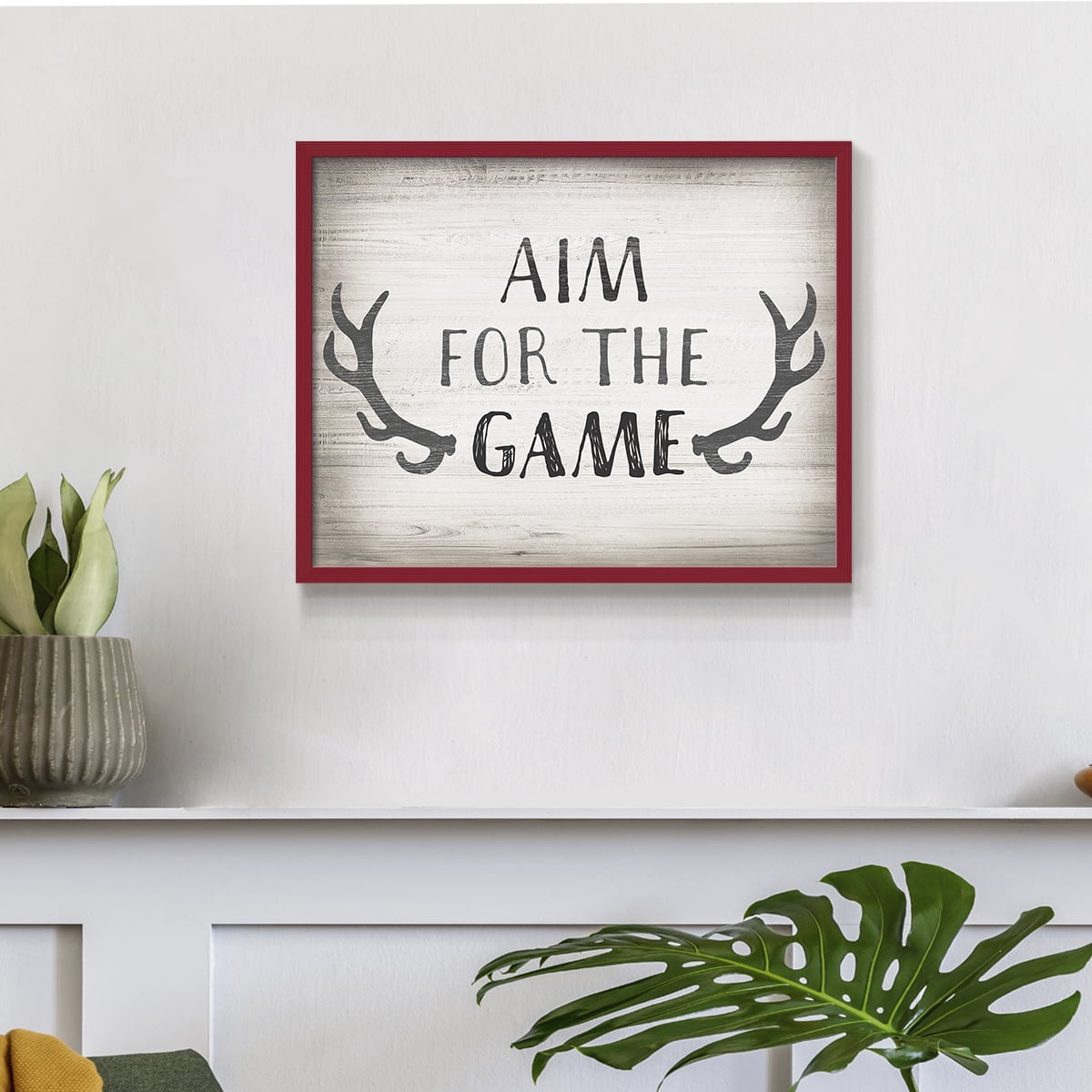 Aim Game by CAD Designs - Restickable Framed Giclée Print