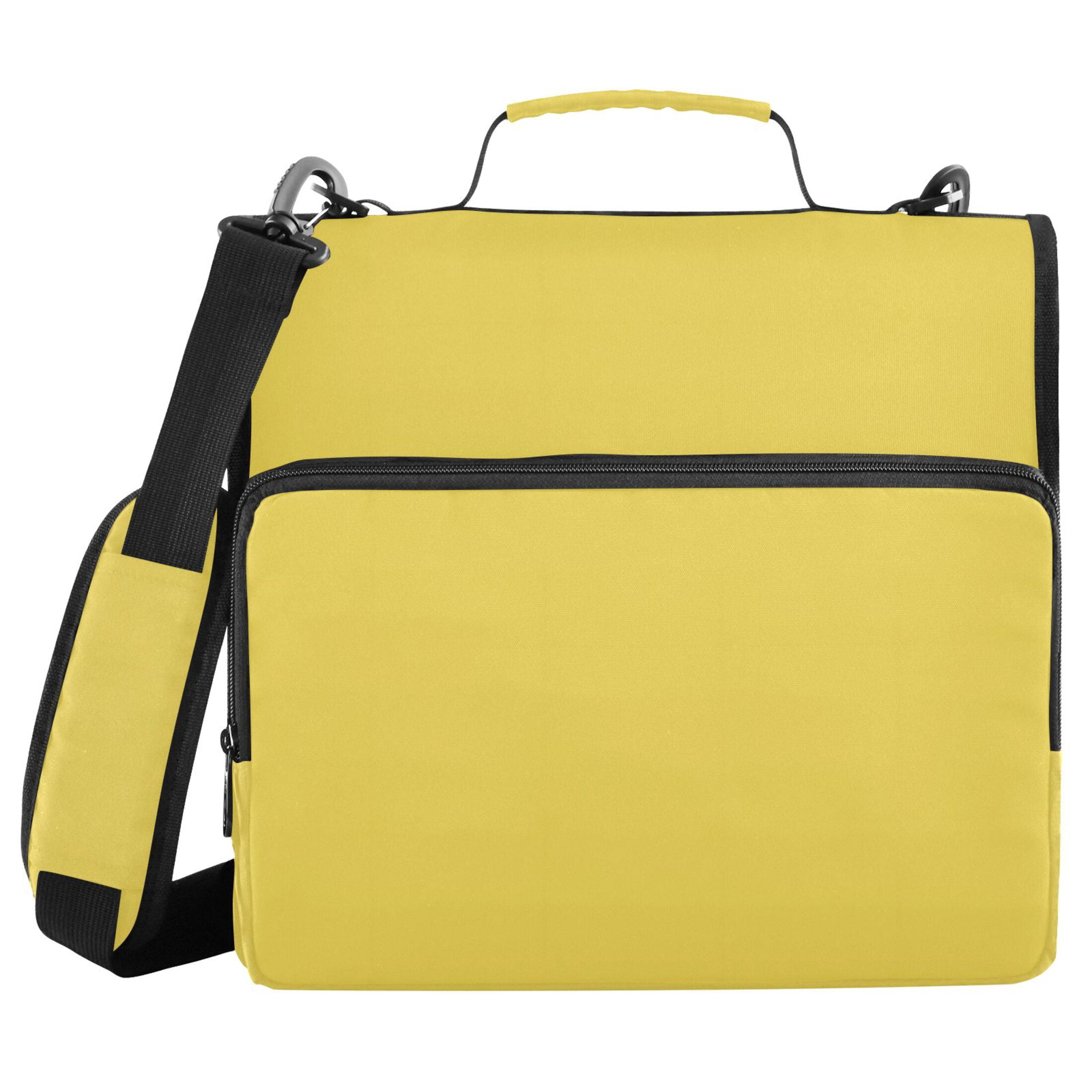ALAZA Zipper Binder Goose Yellow 3 Ring Trapper Keeper File Folder Organizer Bag