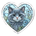 thumbnail image 2 of Rompecabezas de acrílico en forma de corazón con 94 piezas, decoración colgante para jardín y porche exterior, adorno transparente resistente a la intemperie, 19 cm., 2 of 9
