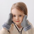 thumbnail image 4 of M Guantes de punto de moda guantes acogedores tejidos a mano guantes gruesos unisex para niños pequeños, 4 of 5