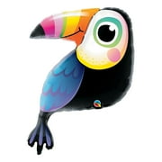 Tropical Toucan 41" Mylar Balloon, Party Decor, Luau, 1 Pieces