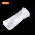 thumbnail image 3 of Uxcell 3D Honeycomb Filter Sock 4 Inch 4 Pack Fish Tank Mesh Bags Pool Skimmer Basket, White, 3 of 5