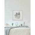 thumbnail image 4 of Parvez Taj White Pomeranian Framed Wall Art, 4 of 6