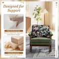 thumbnail image 3 of Timbernest Rocking Chair, Accent Reading Armchair for Living Room, Bedroom, Sunroom, Antique Green, 3 of 9
