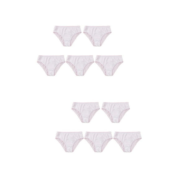 10 pcs  Travel Outdoors Disposable Underpants Breathable Cotton Briefs Portable Underwear Pregnant Woman Panties - Size L