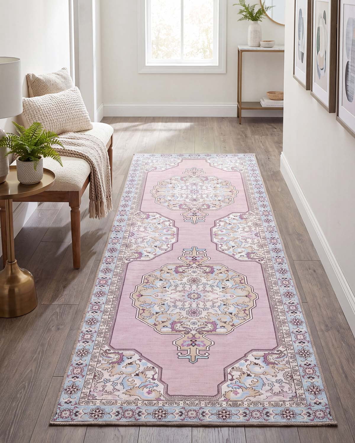 My Texas House Back to Campus Louisa Runner Rug, 2 ft 7 in x 7 ft