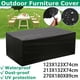 thumbnail image 1 of Fundas para muebles de patio, fundas grandes para juegos de muebles al aire libre, impermeables, a prueba de lluvia, nieve, polvo, viento, anti-UV, se adapta a césped de jardín, patio, negro Muyoka Hogar, 1 of 6
