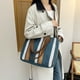 thumbnail image 5 of Bolso De Lona a Rayas De Moda, Bolso Tote De Gran Capacidad, Pr Ctico Bolso De Hombro, Tela Resistente Dise O Vers Til, Accesorio De Moda Para Mujer, Uso Diario, Almacenamiento Elegante, 5 of 8