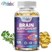 Pslalae Brain Supplement - Brain and Memory Enhancer - with Multi Vitamins & Minerals (30/60/120pcs)
