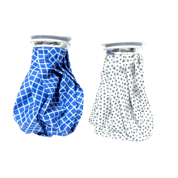 2 Pack Cold & Hot Therapy Pain Relief English Style 9" Ice Water Bag Headache & Pain Relief By Dependable Industries Inc. Essentials