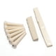 thumbnail image 1 of 6 Bridge Pins + Saddle + Bridge Saddle Bone / Bone Acoustic Guitar White, 1 of 3