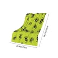 thumbnail image 3 of Flannel Throw Blanket, Green Halloween Ghost Pumpkin Printed Blanket, Skin-friendly Washable Warm Cover, All Season Festive Home Textile for Bedroom, Sofa and Daily Leisure Use, 3 of 6