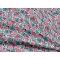 thumbnail image 4 of oneOone Rayon Sky Blue Fabric Florals Sewing Craft Projects Fabric Prints By Yard 56 Inch Wide-QGO, 4 of 5
