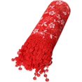 thumbnail image 5 of Accesorios para fotografía de bebés JM 3 uds blanco manta roja esponjosa envoltura diadema flores, 5 of 5