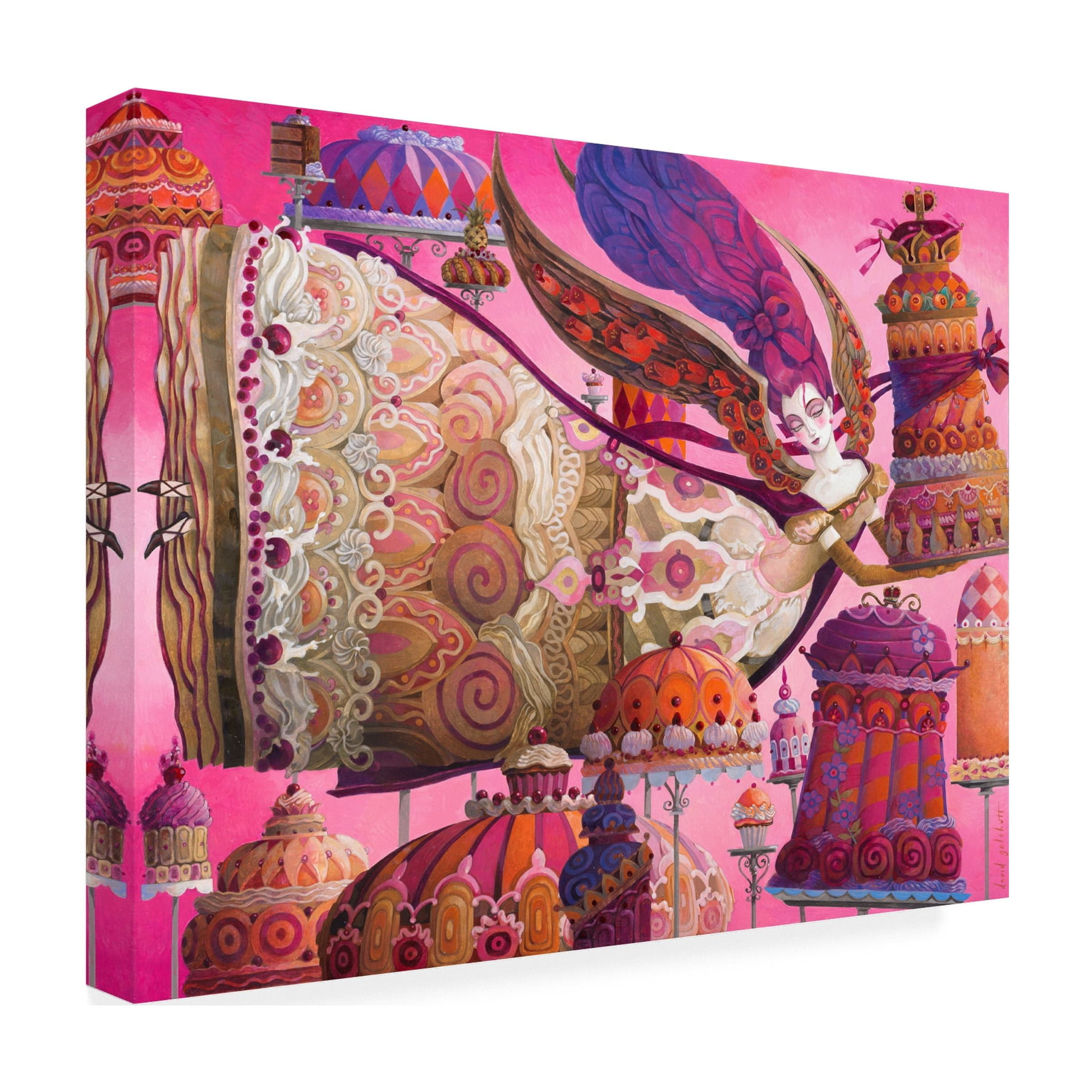 Canvas Wall Art - David Galchutt 'Divine Catering' Wall Art for Living Room, Bedroom, or Office DÃ©cor by Trademark Fine Art - 24 x 18 Inches