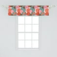 thumbnail image 2 of Ambesonne Abstract Window Valance, Coral Tone Stripes Circles, 54" X 12", Multicolor, 2 of 3
