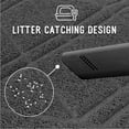 thumbnail image 3 of GFDYREE Non-Slip Padded Mesh Kitty Litter Mat Trapping Tray for Cats and Kittens (Grey, Large), 3 of 7