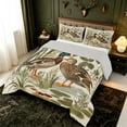 thumbnail image 2 of Manfei Wild Duck Print Full Size Comforter Sets,Farmhouse Mallard Bedding Comforter Set,Light Gray Reversible,3-Piece,1 Comforter and 2 Pillowcases, 2 of 7