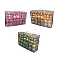 thumbnail image 2 of 100 Uds Adornos de Bolas de Navidad árbol Decorativo Inastillable Decoraciones para Fiestas Y Vacaciones+100 Piezas de Adornos para árboles de Navidad EstiloN, 2 of 9