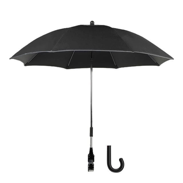 Sombrilla para Cochecito de Bebé Sunnimix Universal con Clip 85 cm Negro